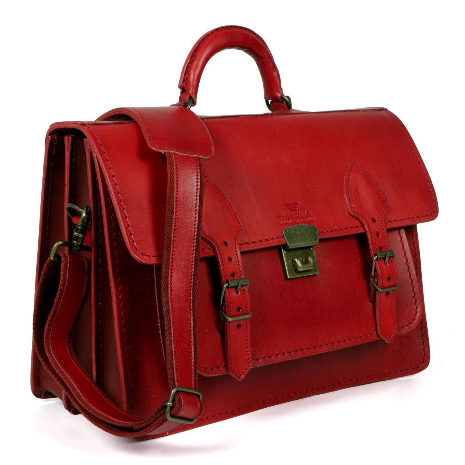 Midi III vegetable - tanned hand - dyed leather satchel - Freestyle SA Proudly local Apparel & Accessories leather boots veldskoens vellies leather shoes suede veldskoens