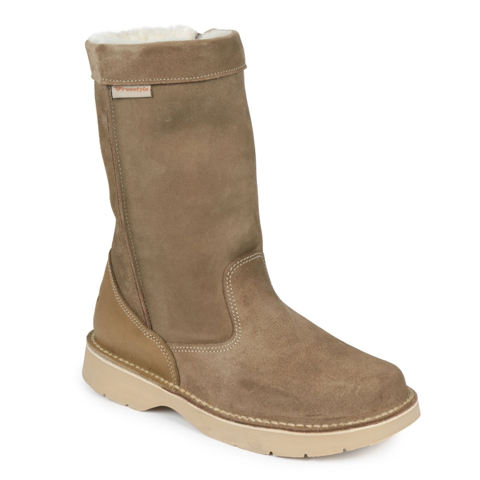 Polar Surf Boot Locally Handmade Premium Suede 100% Wool-lined - Freestyle SA Proudly local leather boots veldskoens vellies leather shoes suede veldskoens