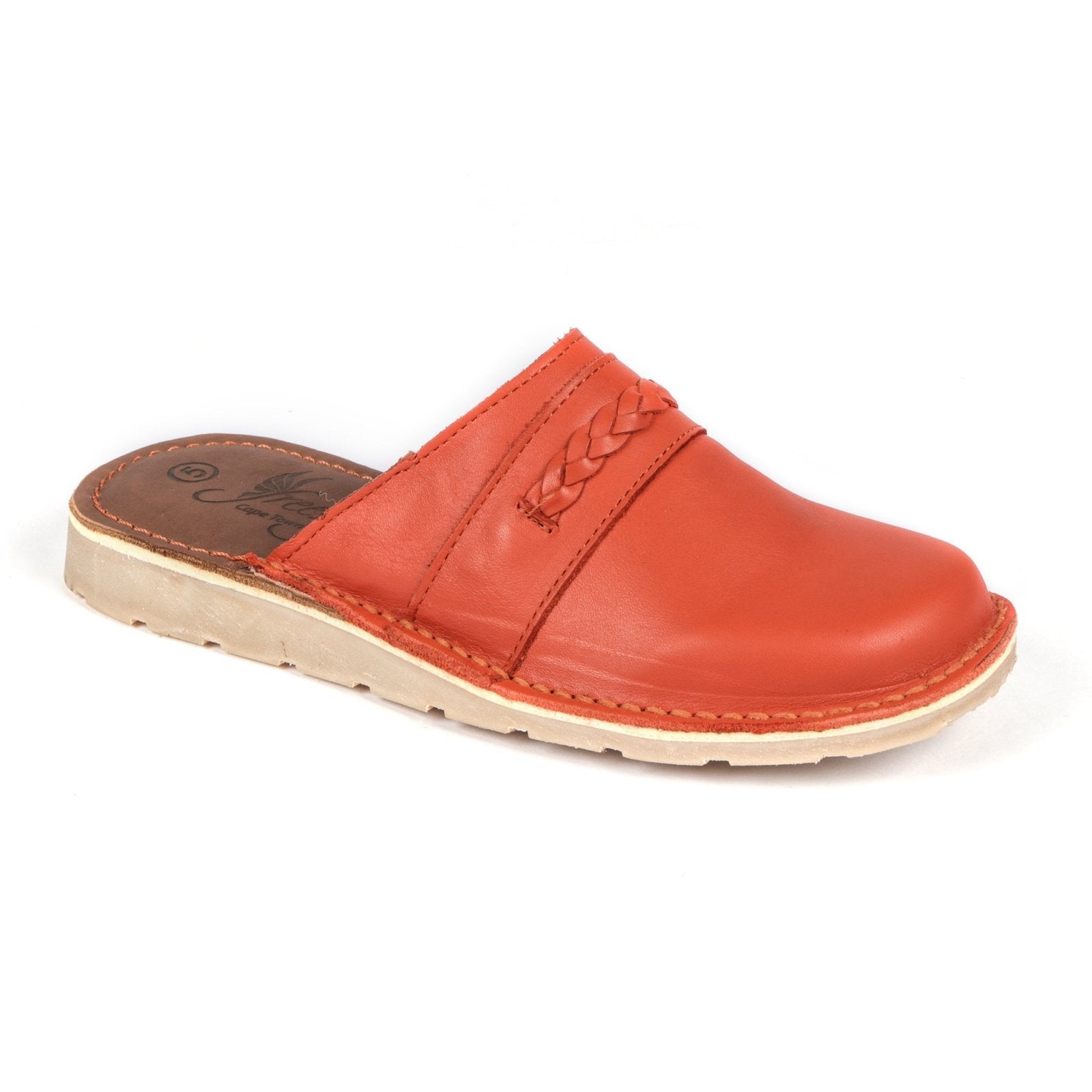 Sienna premium leather handcrafted Slip - On Clog - Freestyle SA Proudly local leather boots veldskoens vellies leather shoes suede veldskoens