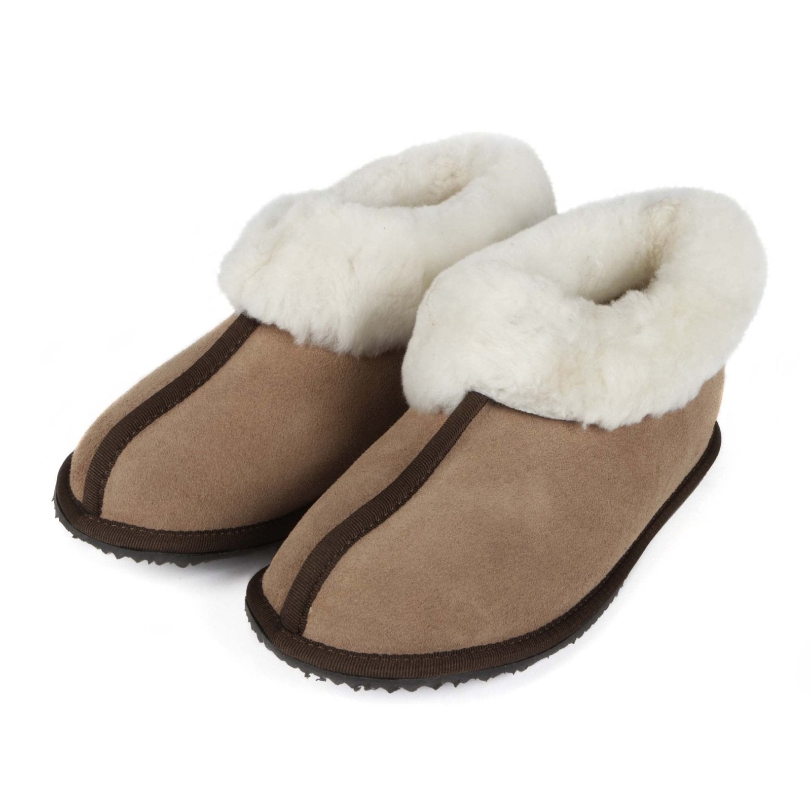 Sneeubok Ladies Premium Suede Woolen Slippers - Freestyle SA Proudly local leather boots veldskoens vellies leather shoes suede veldskoens