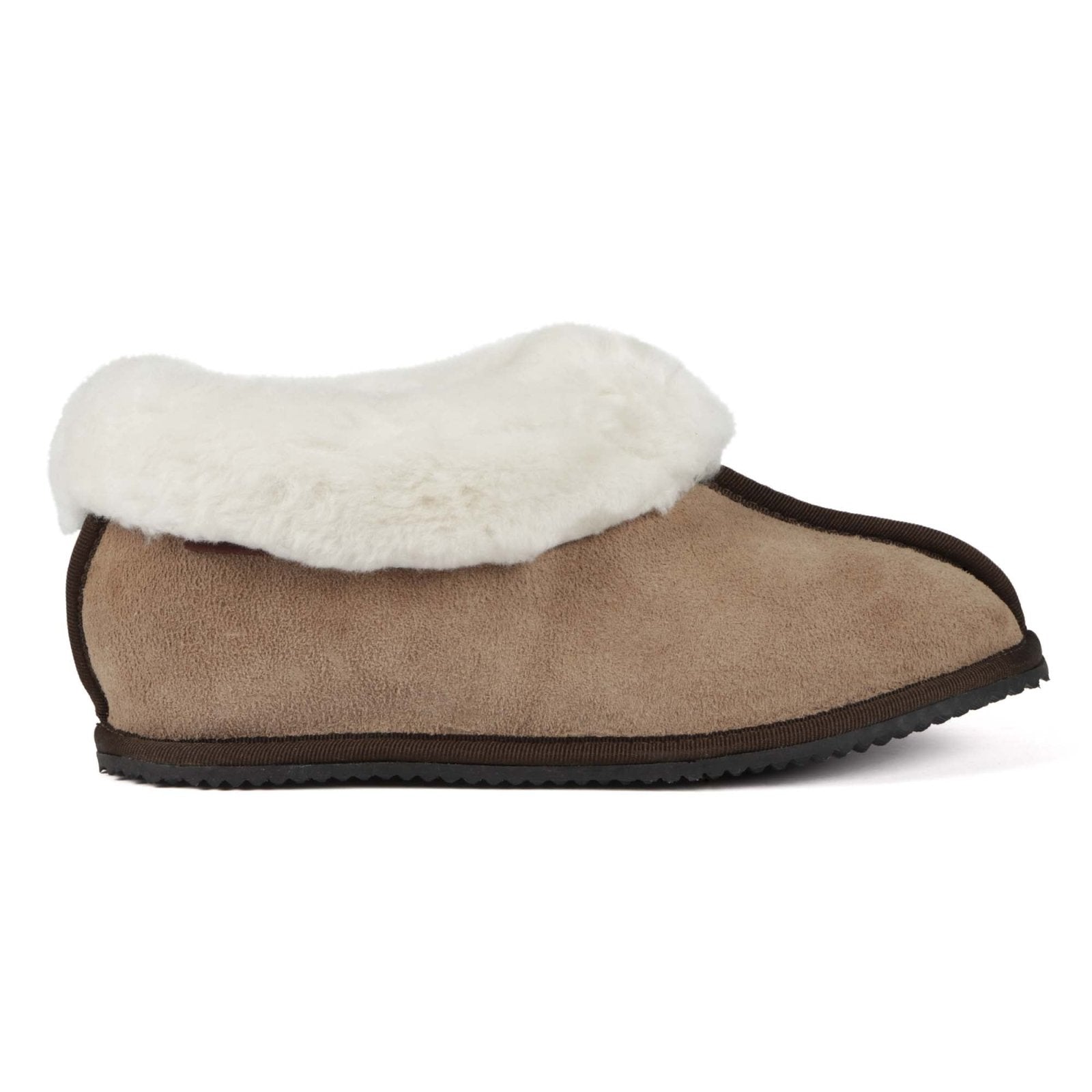 Sneeubok Ladies Premium Suede Woolen Slippers - Freestyle SA Proudly local leather boots veldskoens vellies leather shoes suede veldskoens