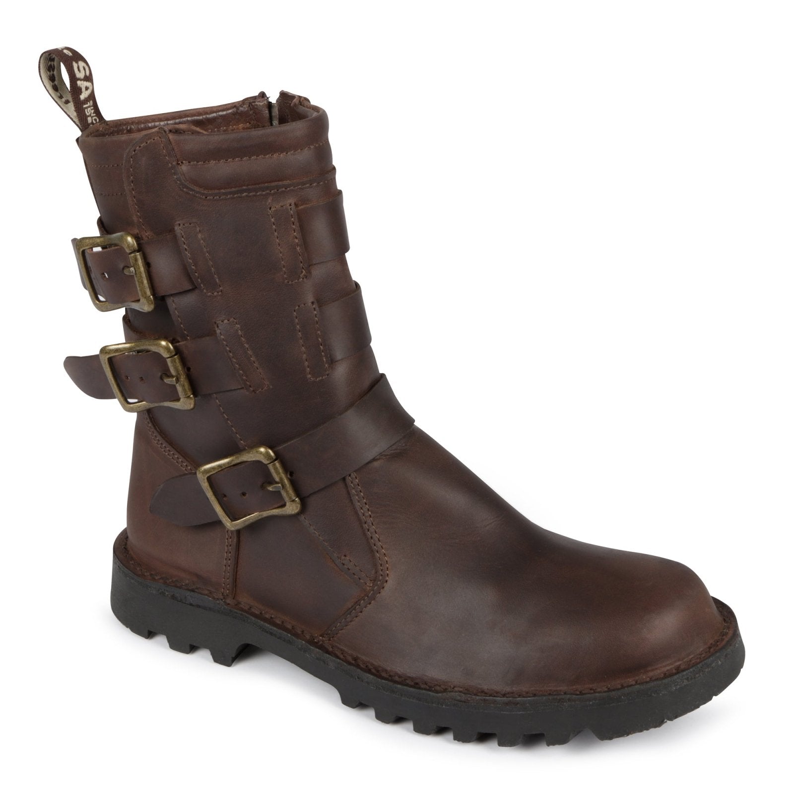 Stormrider Men's Premium 3 Buckle Boot with inside zip - Freestyle SA Proudly local Apparel & Accessories leather boots veldskoens vellies leather shoes suede veldskoens