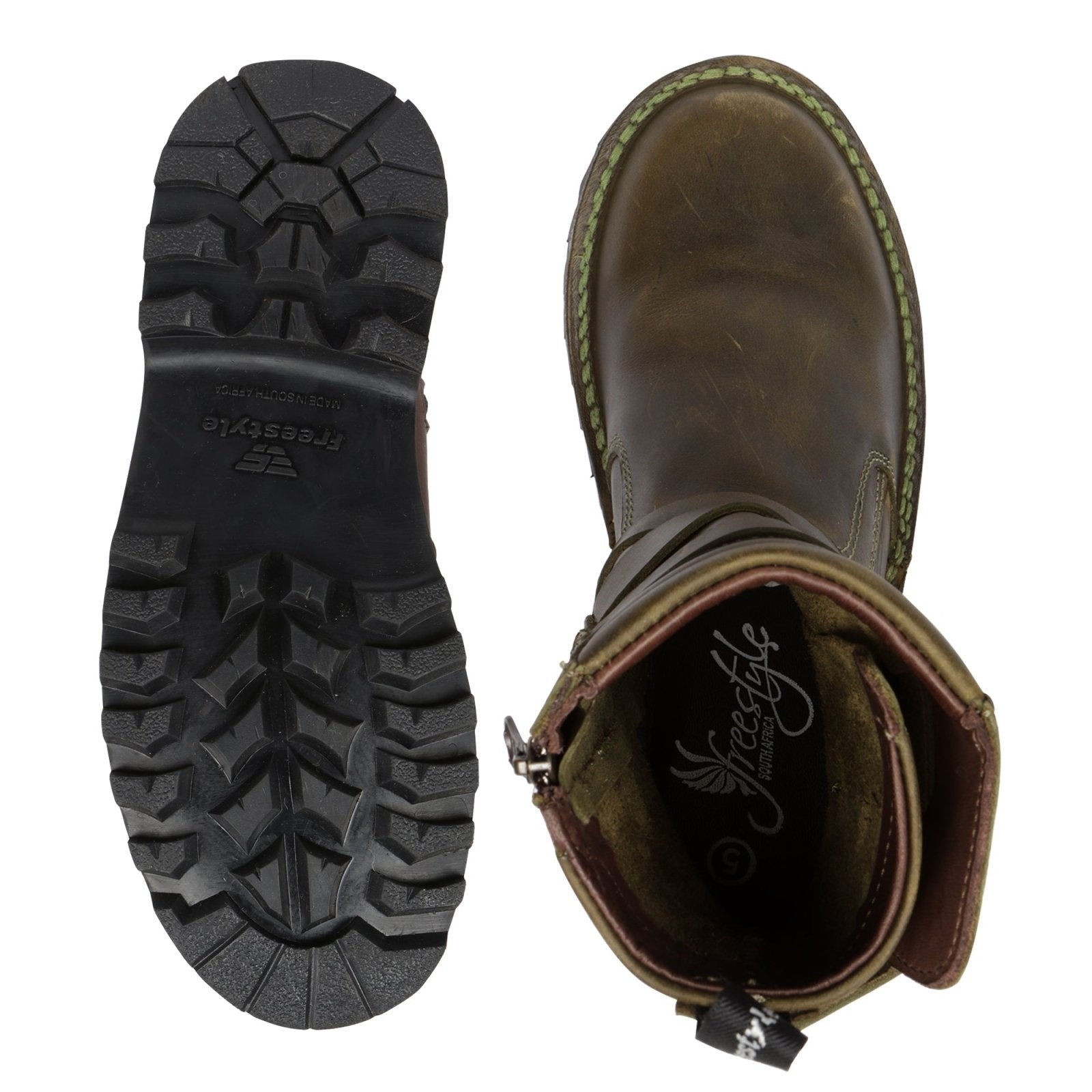 Stormrider Men's Premium 3 Buckle Boot with inside zip