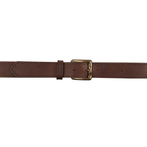32mm Fullgrain Premium Leather Stitched Men's Belt - Freestyle SA Proudly local leather boots veldskoens vellies leather shoes suede veldskoens