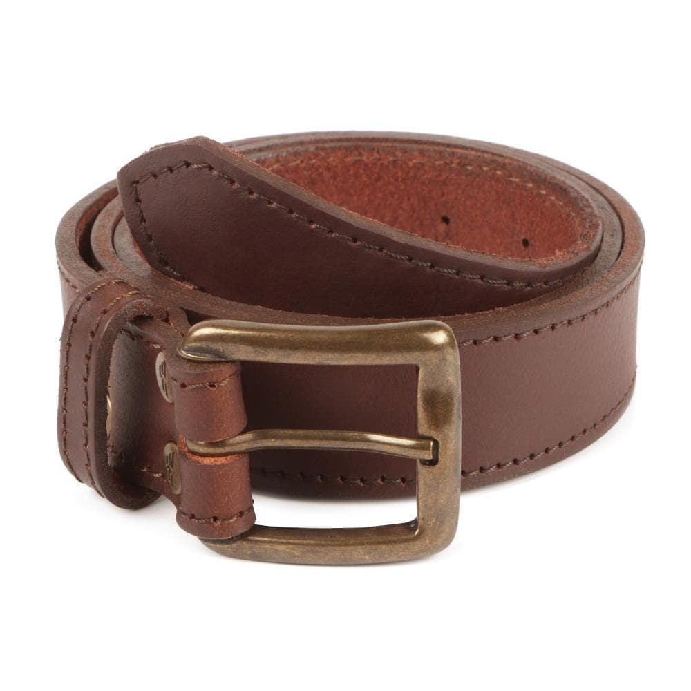 32mm Fullgrain Premium Leather Stitched Men's Belt - Freestyle SA Proudly local leather boots veldskoens vellies leather shoes suede veldskoens