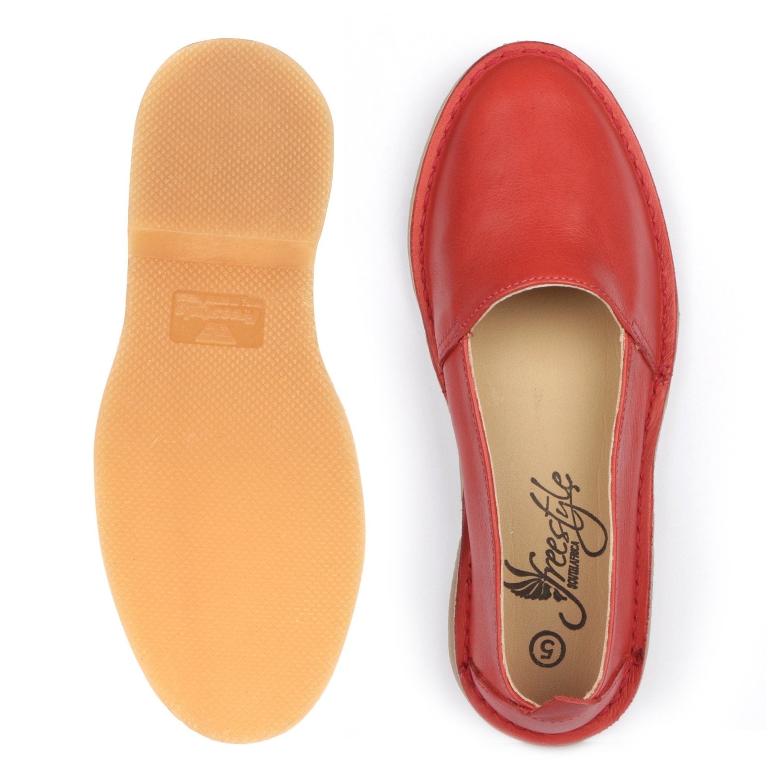 A-Cut Espadrille Premium Leather Summer Slip-on - Freestyle SA Proudly local leather boots veldskoens vellies leather shoes suede veldskoens