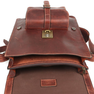 Adventurer Meerkat Premium Leather Back Pack with Kombi Straps - Freestyle SA Proudly local leather boots veldskoens vellies leather shoes suede veldskoens