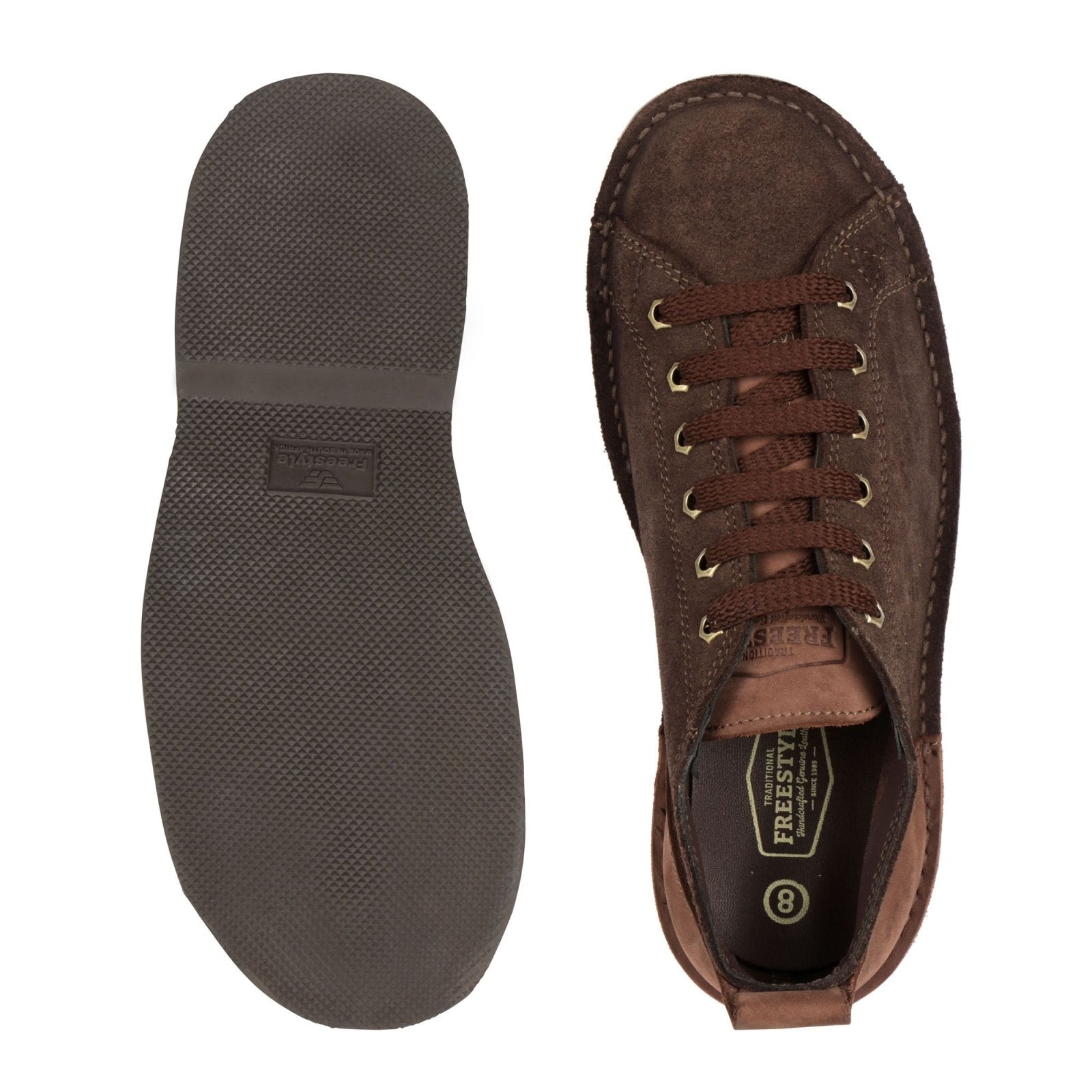 Alexander Premium Suede leather Takkie Veldskoen - Freestyle SA Proudly local leather boots veldskoens vellies leather shoes suede veldskoens