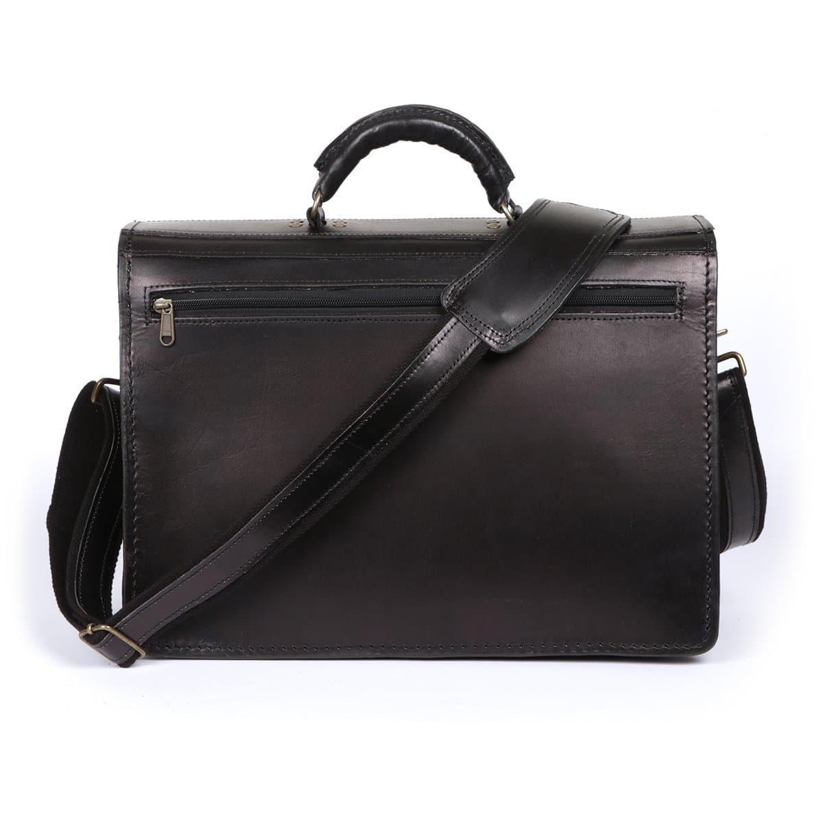 Andre Executive Vegetable-tanned Hand-dyed Premium Leather Briefcase Satchel - Freestyle SA Proudly local leather boots veldskoens vellies leather shoes suede veldskoens
