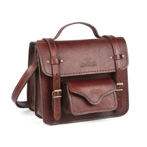 Connie Natural Vegetable Tanned Hand-dyed Leather Bag - Freestyle SA Proudly local leather boots veldskoens vellies leather shoes suede veldskoens