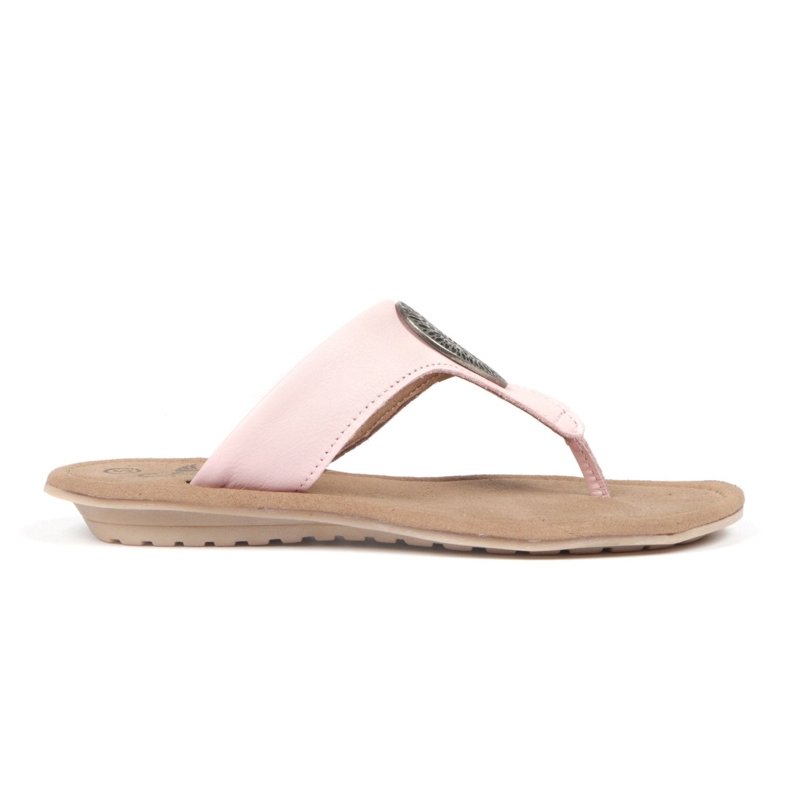 Coral Ladies Premium Leather Summer Sandal - Freestyle SA Proudly local leather boots veldskoens vellies leather shoes suede veldskoens