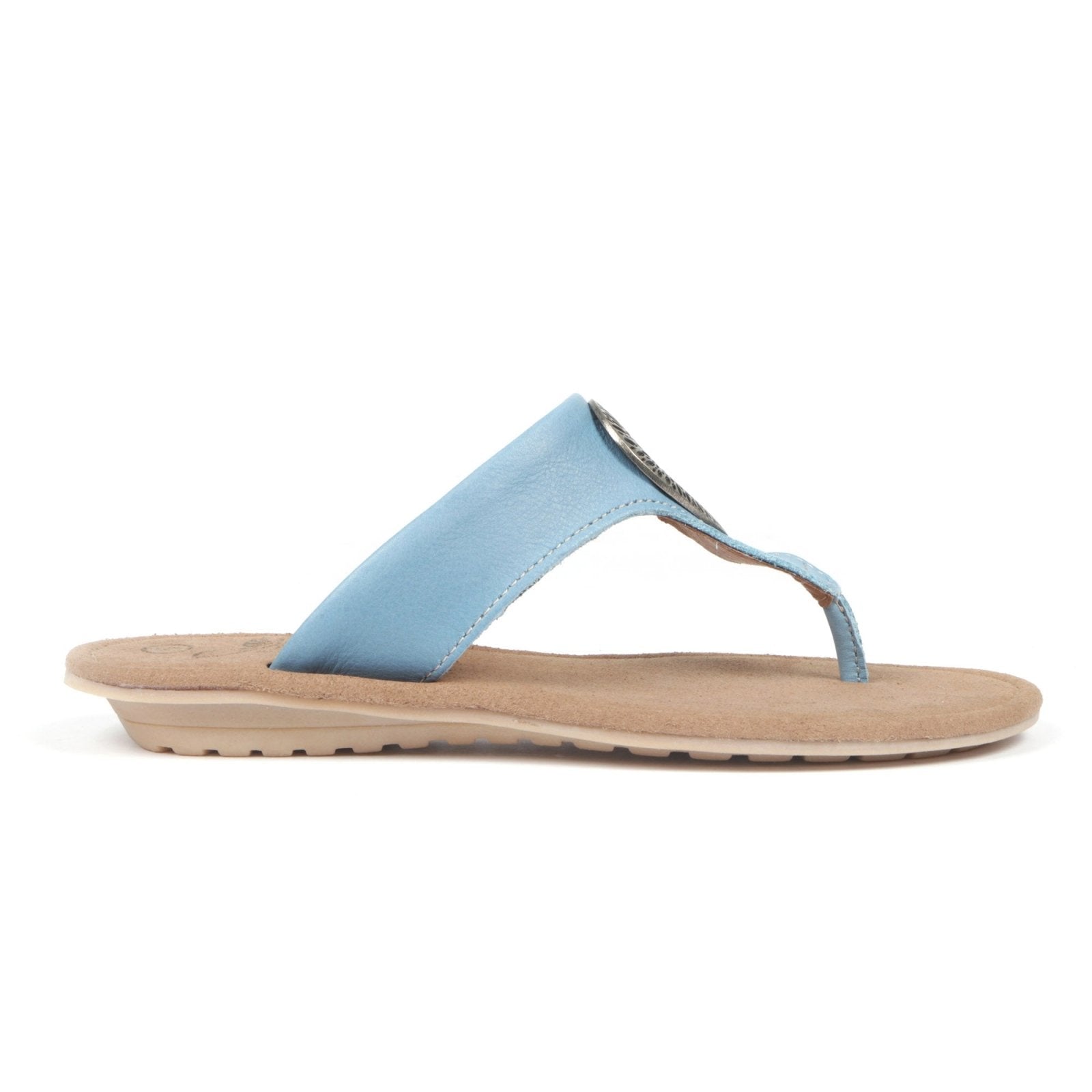 Coral Ladies Premium Leather Summer Sandal - Freestyle SA Proudly local leather boots veldskoens vellies leather shoes suede veldskoens