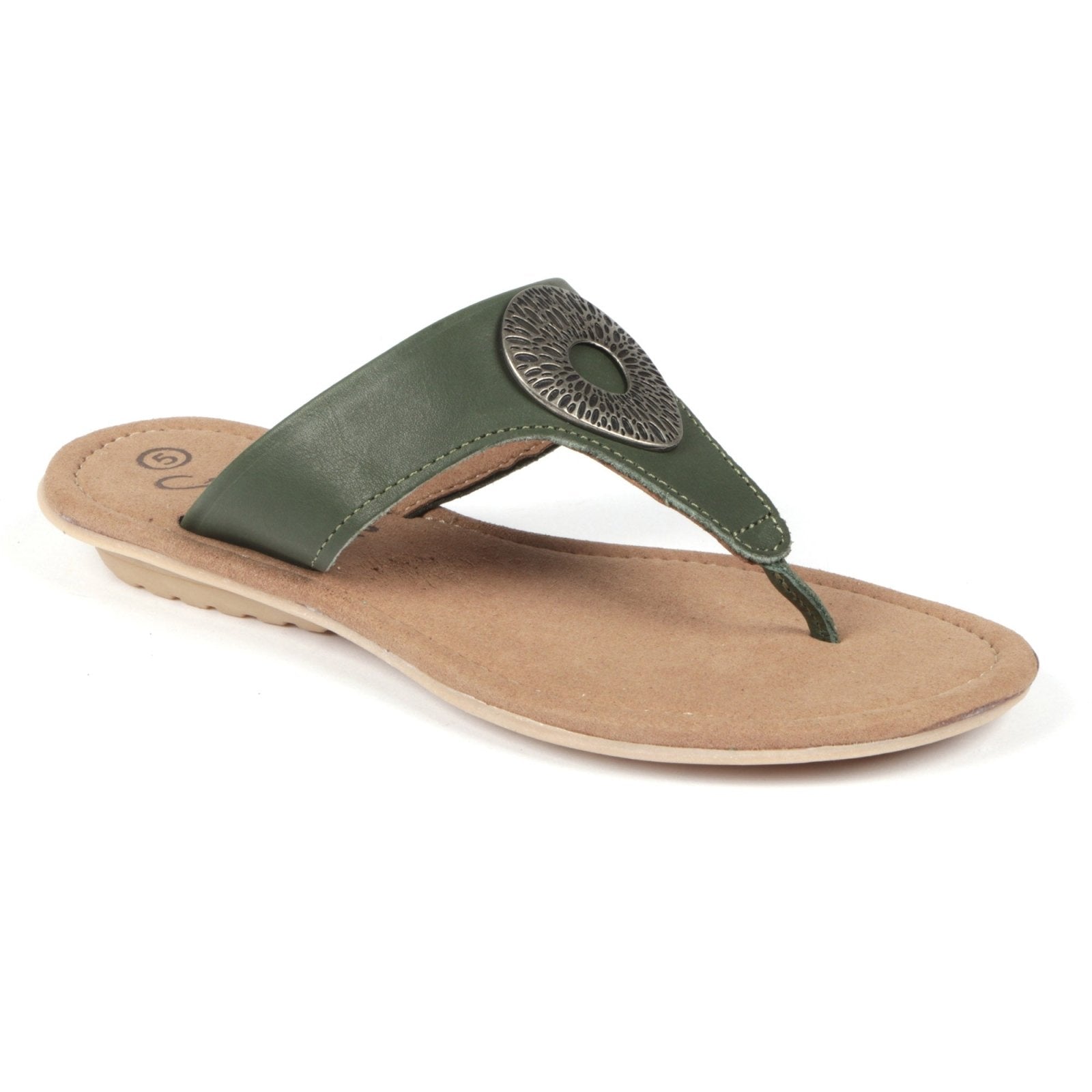 Coral Ladies Premium Leather Summer Sandal - Freestyle SA Proudly local leather boots veldskoens vellies leather shoes suede veldskoens