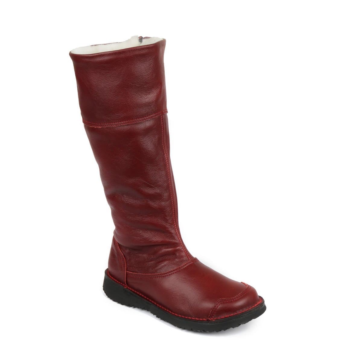 Corina 100% Wool lined soft premium leather boot - Freestyle SA Proudly local leather boots veldskoens vellies leather shoes suede veldskoens