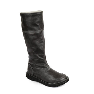 Corina Wool lined leather boot - Freestyle SA Proudly local leather boots veldskoens vellies leather shoes suede veldskoens