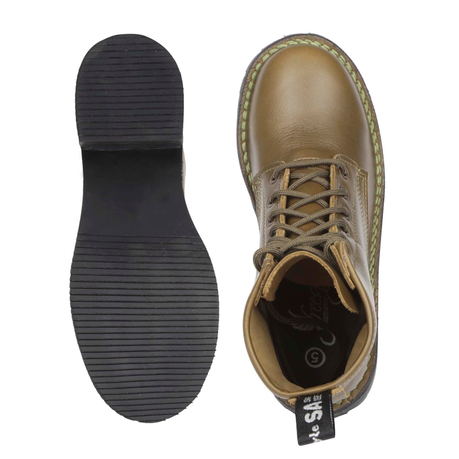 Emma Ladies Premium Leather Boot - Freestyle SA Proudly local boots leather boots veldskoens vellies leather shoes suede veldskoens