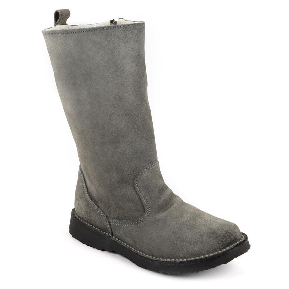 Eskimo wool-lined suede leather boot - Freestyle SA Proudly local leather boots veldskoens vellies leather shoes suede veldskoens