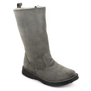Eskimo wool-lined suede leather boot - Freestyle SA Proudly local leather boots veldskoens vellies leather shoes suede veldskoens