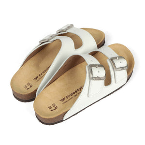Freestyle Corkies Sophie Ladies Anatomical Premium Leather sandals - Freestyle SA Proudly local leather boots veldskoens vellies leather shoes suede veldskoens