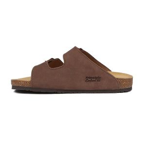 Freestyle Corkies Sophie Ladies Anatomical Premium Leather Sandals - Nubuck Brown - Freestyle SA Proudly local leather boots veldskoens vellies leather shoes suede veldskoens