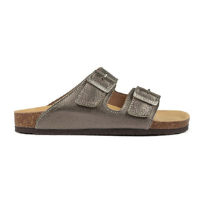 Freestyle Corkies Sophie Ladies Anatomical Premium Metallic Leather sandals - Freestyle SA Proudly local leather boots veldskoens vellies leather shoes suede veldskoens