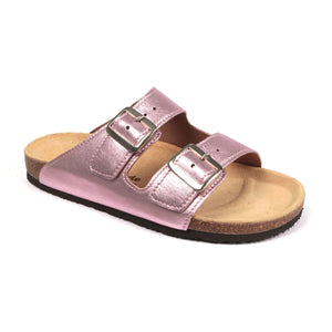 Freestyle Corkies Sophie Ladies Anatomical Premium Metallic Leather sandals - Freestyle SA Proudly local leather boots veldskoens vellies leather shoes suede veldskoens