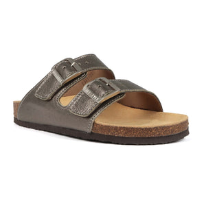 Freestyle Corkies Sophie Ladies Anatomical Premium Metallic Leather sandals - Freestyle SA Proudly local leather boots veldskoens vellies leather shoes suede veldskoens
