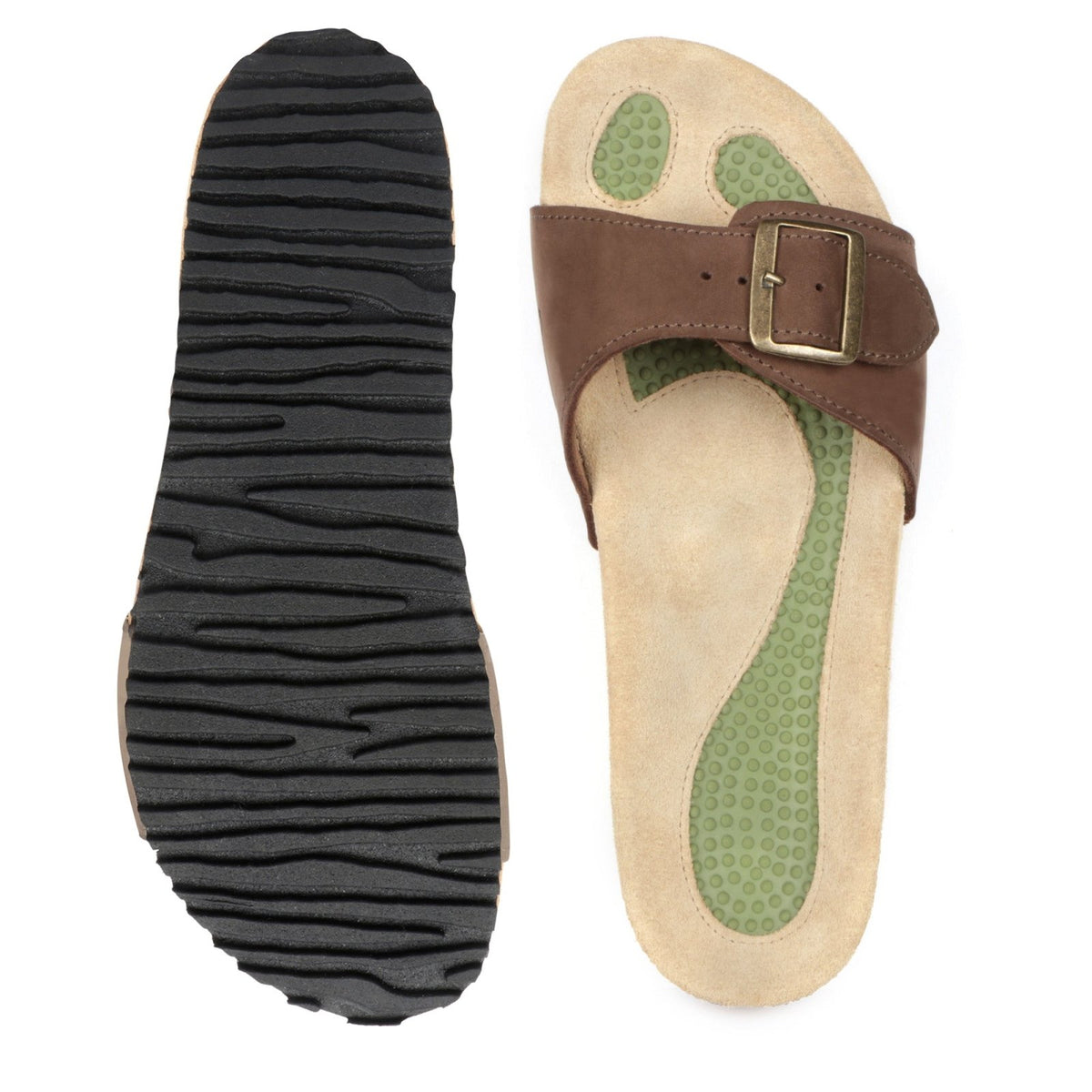 Freestyle Frida Anatomical Health Sandals with built-in massage zones - Freestyle SA Proudly local leather boots veldskoens vellies leather shoes suede veldskoens