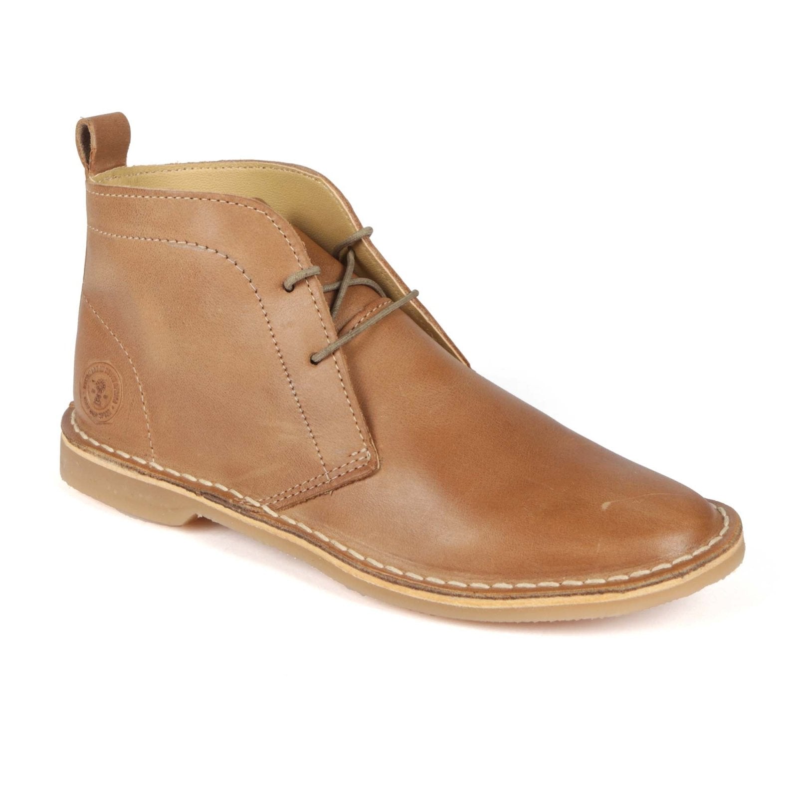 Freestyle Lauretta Ladies Premium LEather Veldskoen - Aviator Beige - Freestyle SA Proudly local leather boots veldskoens vellies leather shoes suede veldskoens