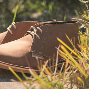 Hunter Premium Nubuck Leather Chukka Boot Veldskoen - Freestyle SA Proudly local leather boots veldskoens vellies leather shoes suede veldskoens