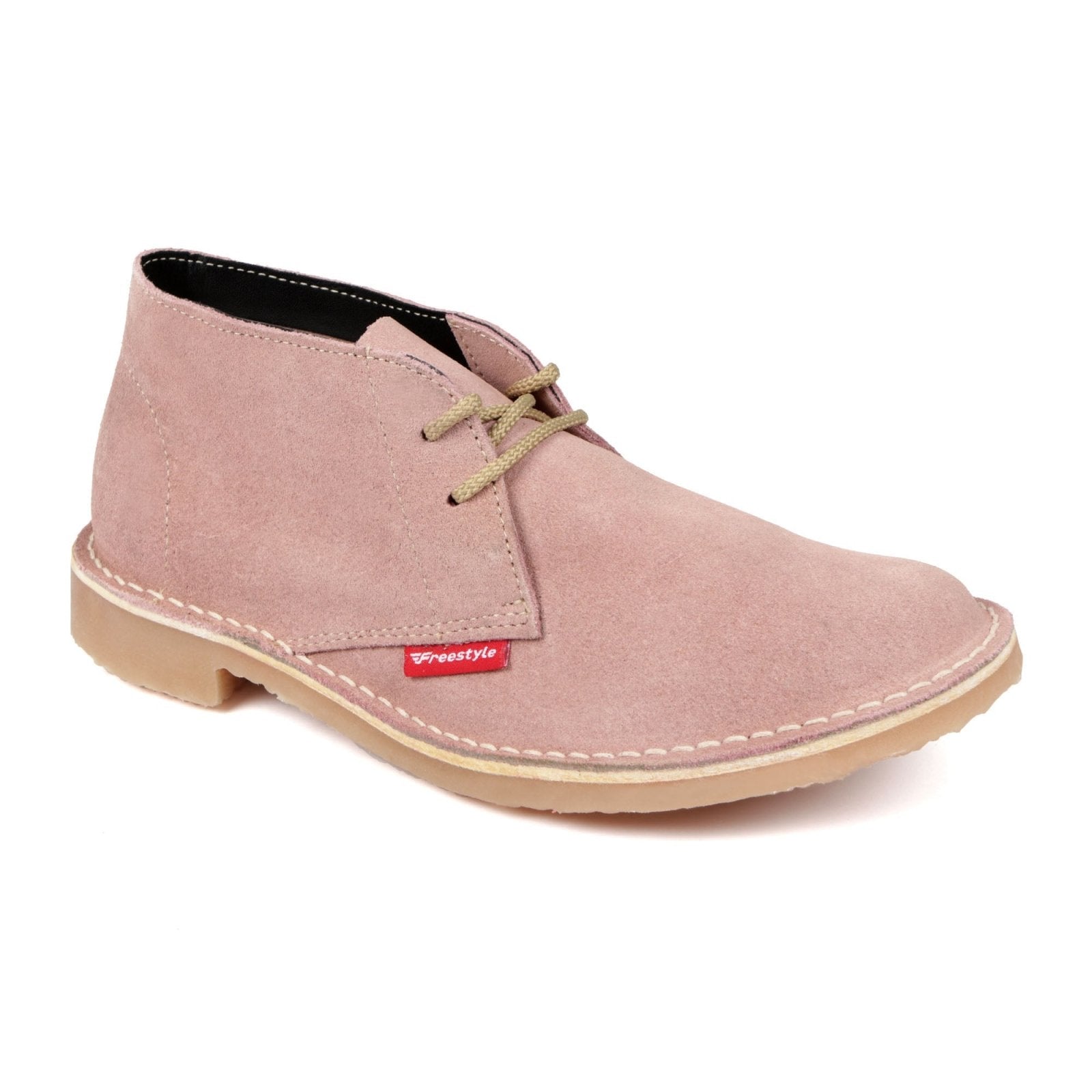 Hunter Vellie Unisex Premium Suede - Baby Pink - Freestyle SA Proudly local vellies leather boots veldskoens vellies leather shoes suede veldskoens