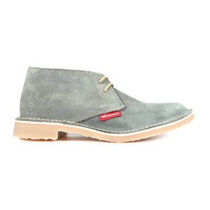Hunter Vellie Unisex Premium Suede - Grey - Freestyle SA Proudly local vellies leather boots veldskoens vellies leather shoes suede veldskoens