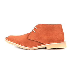 Hunter Vellie Unisex Premium Suede - Orange - Freestyle SA Proudly local vellies leather boots veldskoens vellies leather shoes suede veldskoens