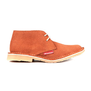Hunter Vellie Unisex Premium Suede - Orange - Freestyle SA Proudly local vellies leather boots veldskoens vellies leather shoes suede veldskoens