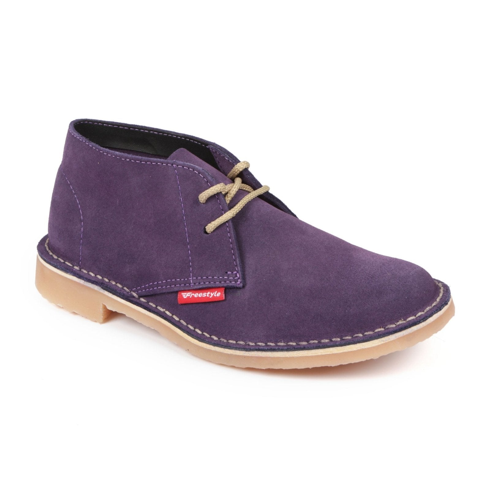 Hunter Vellie Unisex Premium Suede - Purple - Freestyle SA Proudly local vellies leather boots veldskoens vellies leather shoes suede veldskoens