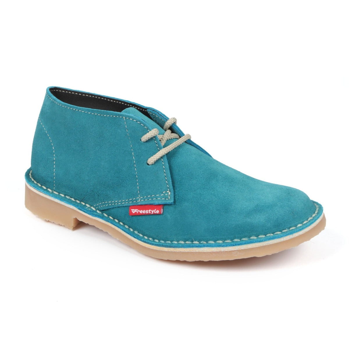 Hunter Vellie Unisex Premium Suede - Turquoise - Freestyle SA Proudly local vellies leather boots veldskoens vellies leather shoes suede veldskoens