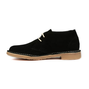 Hunter Vellie Unisex Premium Suede Veldskoen - Black - Freestyle SA Proudly local vellies leather boots veldskoens vellies leather shoes suede veldskoens