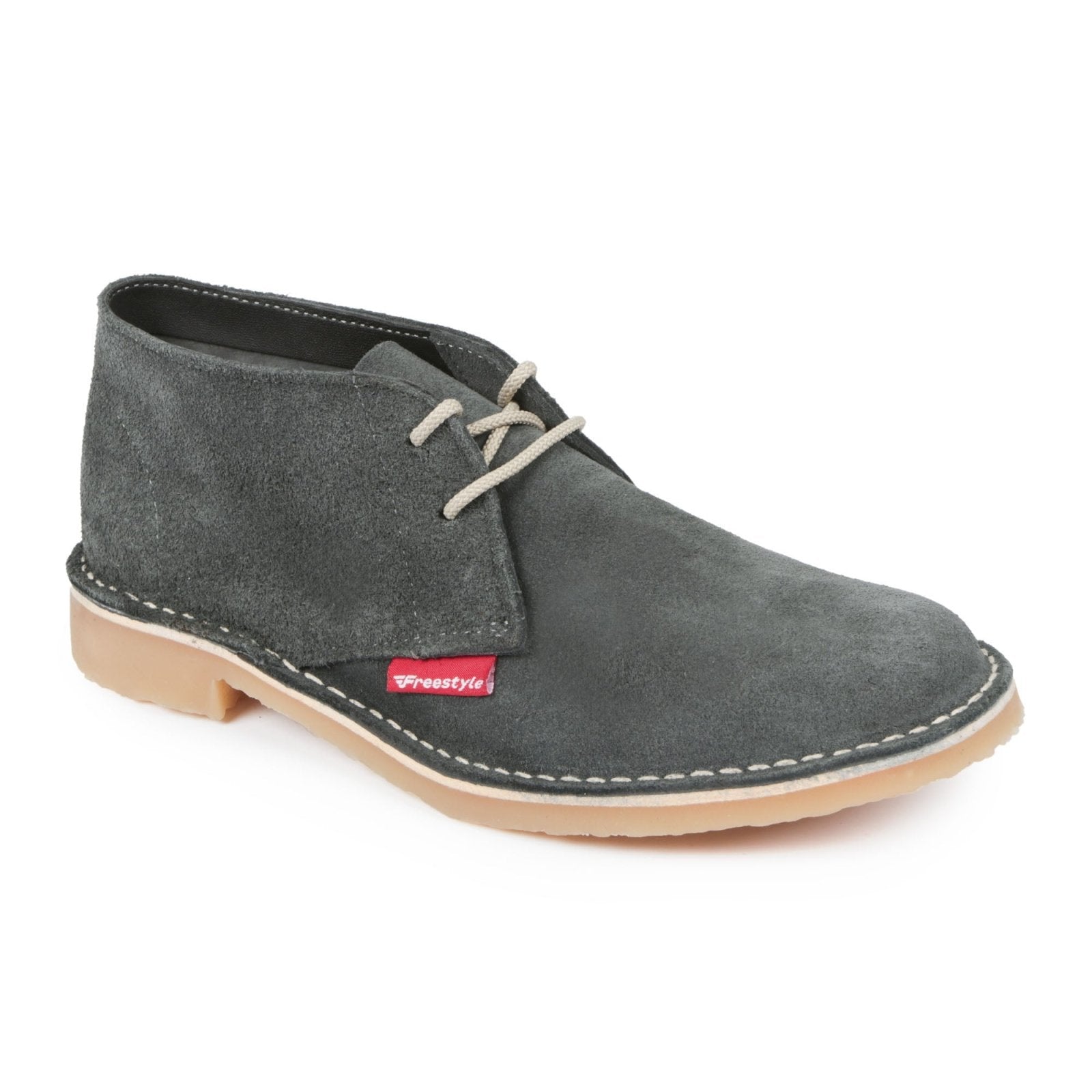 Hunter Vellie Unisex Premium Suede Veldskoen - Charcoal - Freestyle SA Proudly local vellies leather boots veldskoens vellies leather shoes suede veldskoens