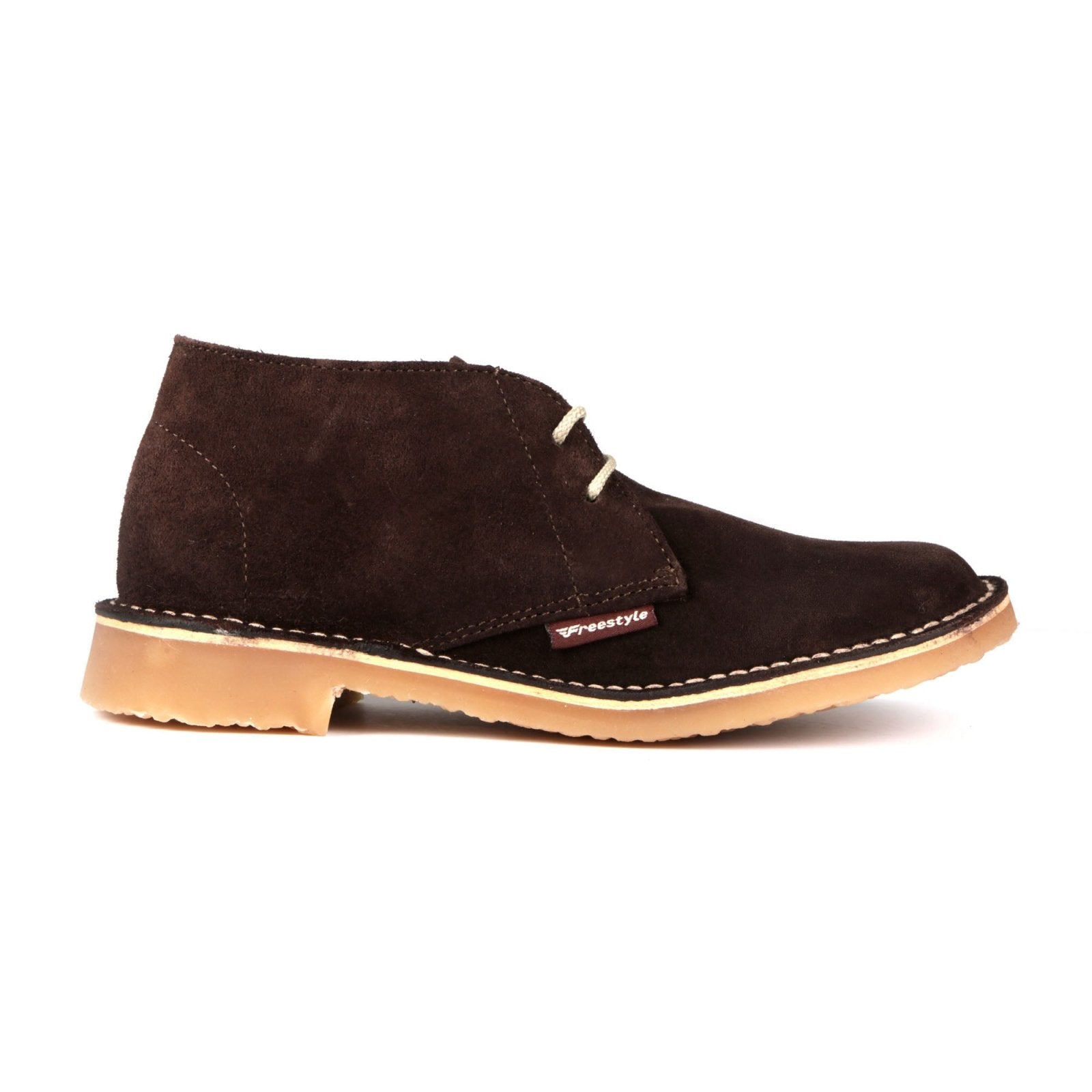 Hunter Vellie Unisex Premium Suede Veldskoen - Chocolate - Freestyle SA Proudly local vellies leather boots veldskoens vellies leather shoes suede veldskoens