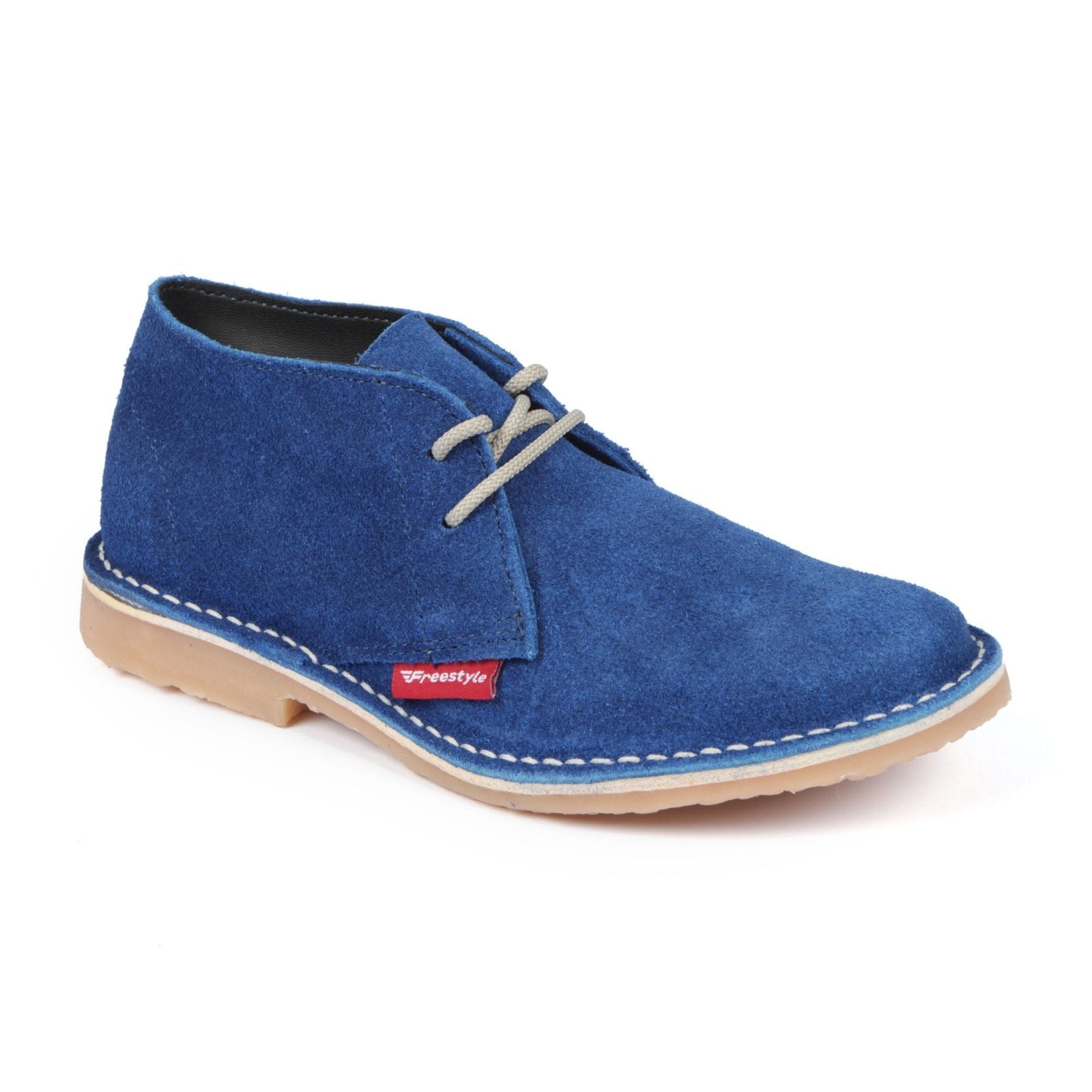 Hunter Vellie Unisex Premium Suede Veldskoen - Cobalt Blue - Freestyle SA Proudly local vellies leather boots veldskoens vellies leather shoes suede veldskoens