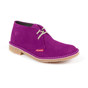 Hunter Vellie Unisex Premium Suede Veldskoen - Fuschia - Freestyle SA Proudly local leather boots veldskoens vellies leather shoes suede veldskoens