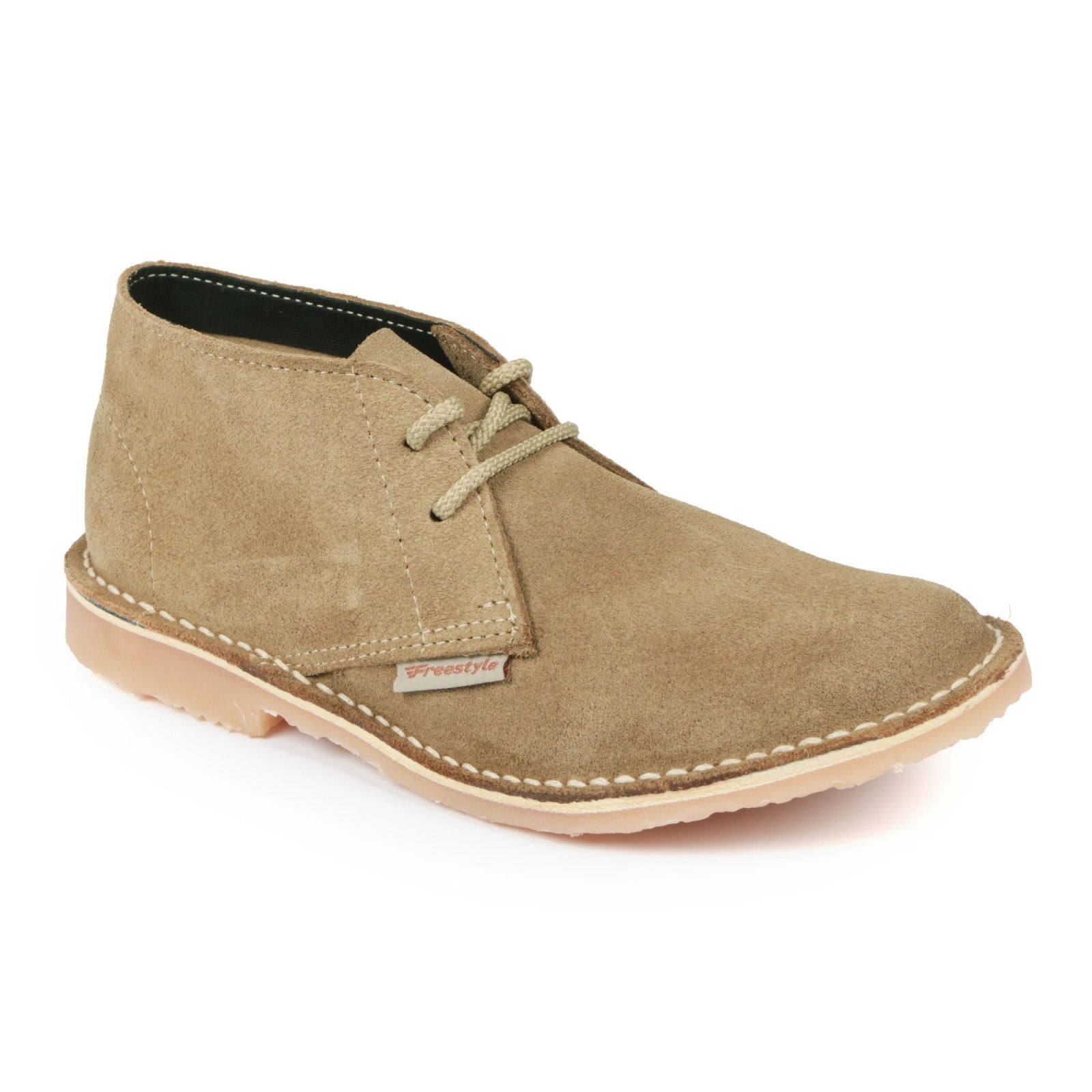 Hunter Vellie Unisex Premium Suede Veldskoen - Stone - Freestyle SA Proudly local vellies leather boots veldskoens vellies leather shoes suede veldskoens