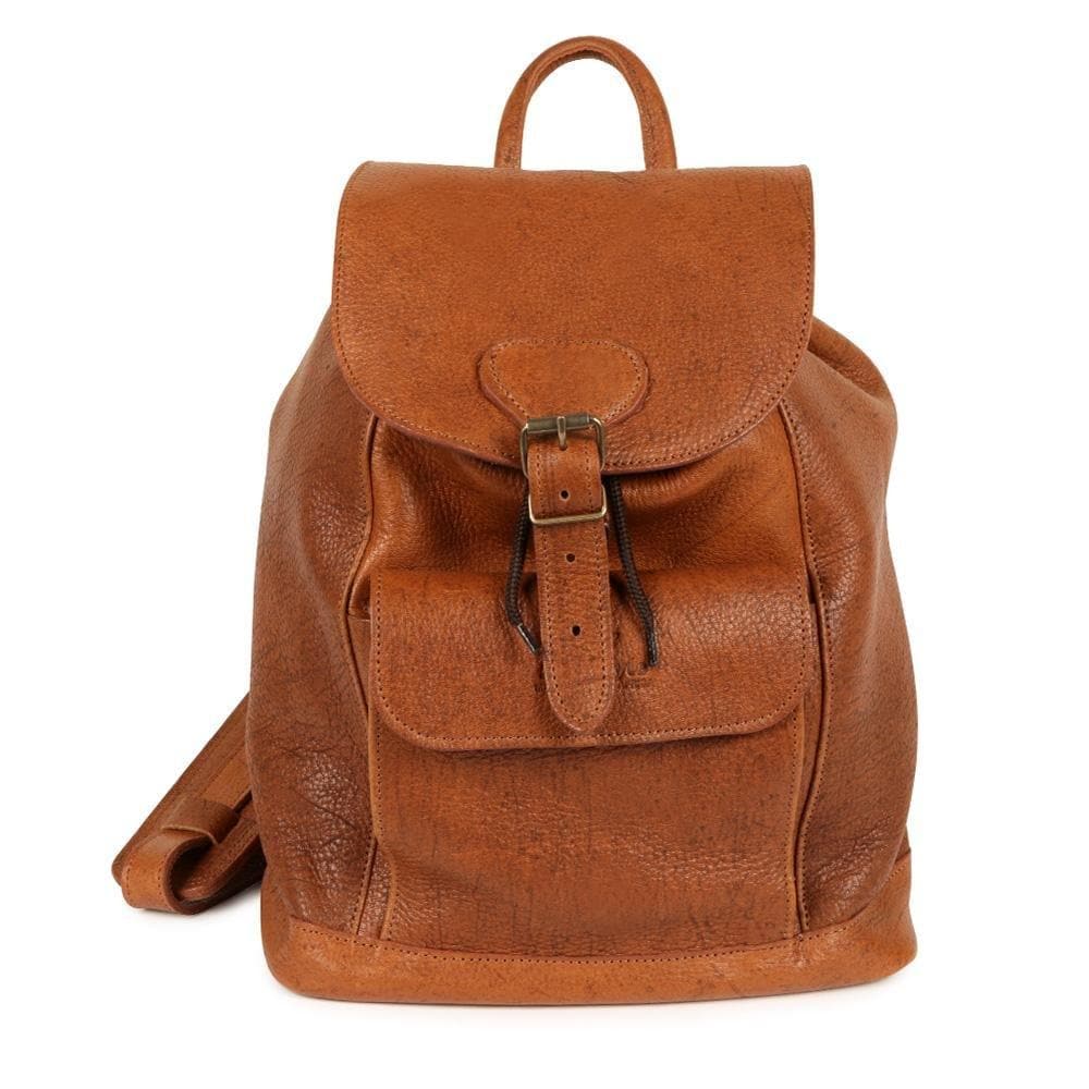 Jacqui Ecology soft-milled premium genuine Kudu leather Backpack - Freestyle SA Proudly local leather boots veldskoens vellies leather shoes suede veldskoens