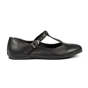 Katie T-Bar Premium Leather Ladies Pump - Freestyle SA Proudly local leather boots veldskoens vellies leather shoes suede veldskoens
