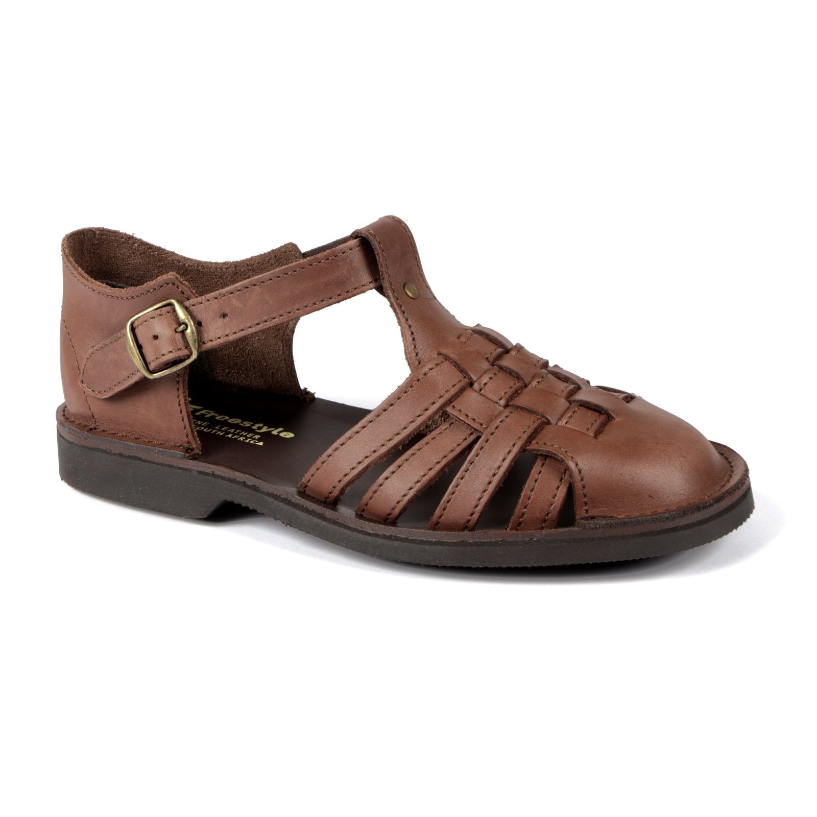 Madonna Unisex Handmade Leather Sandal - Freestyle SA Proudly local leather boots veldskoens vellies leather shoes suede veldskoens