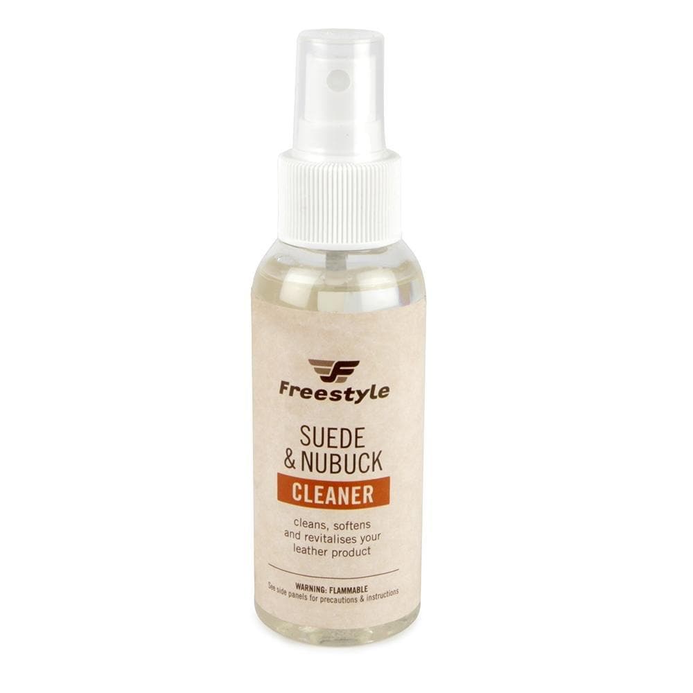 Nubuck and Suede Cleaner Spray Bottle 100ml - Freestyle Handcrafted Leather Proudly local leather boots veldskoens vellies leather shoes suede veldskoens