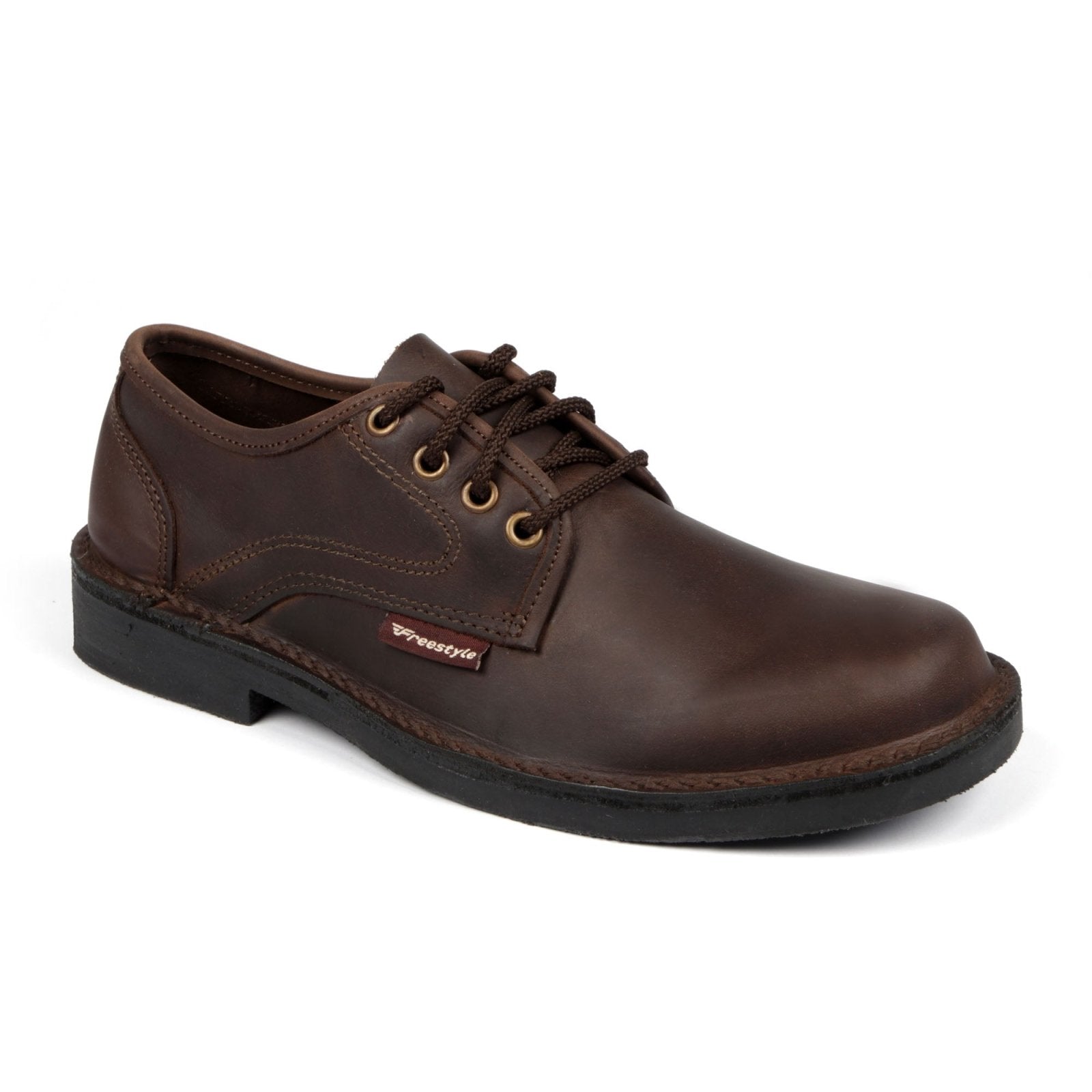 Oom Ben premium leather lace-up men's shoe - Freestyle SA Proudly local leather boots veldskoens vellies leather shoes suede veldskoens