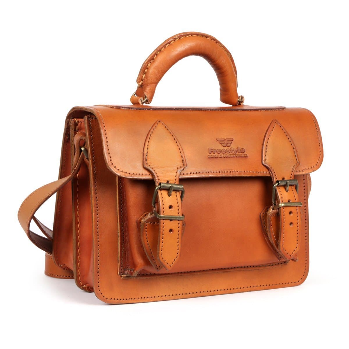 Patricia Vegetable Tanned and Hand-Dyed Leather Bag - Freestyle SA Proudly local leather boots veldskoens vellies leather shoes suede veldskoens