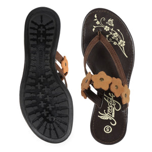 Petal Ladies Flower Power Summer Leather Sandal - Freestyle SA Proudly local leather boots veldskoens vellies leather shoes suede veldskoens