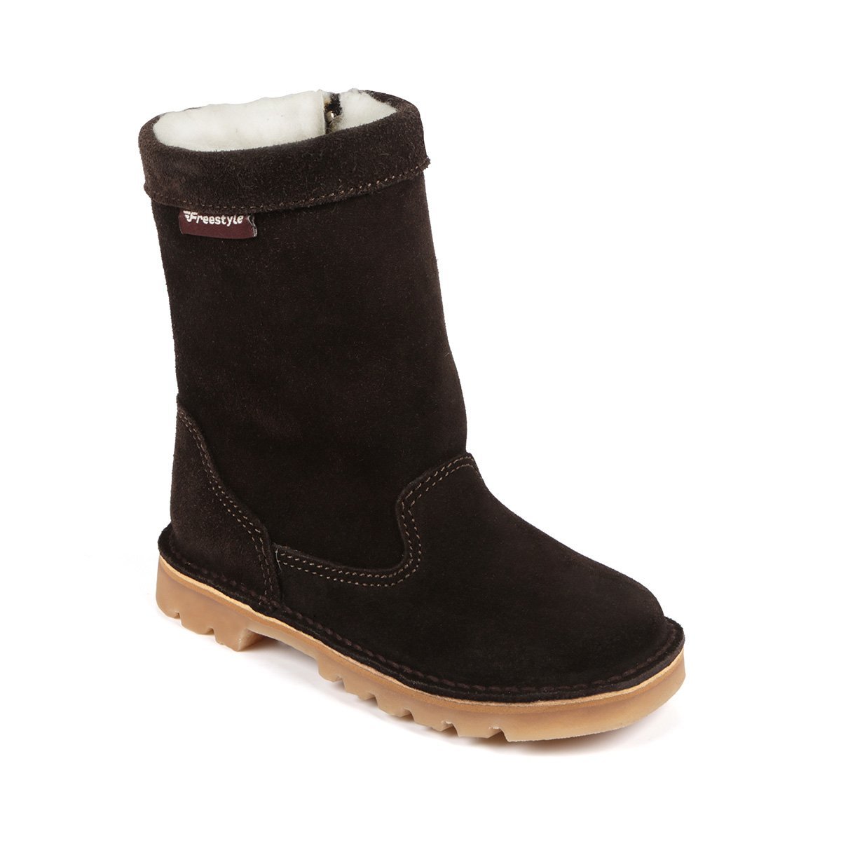Polar Kids Premium Suede 100% Wool-lined Boot - Freestyle SA Proudly local leather boots veldskoens vellies leather shoes suede veldskoens